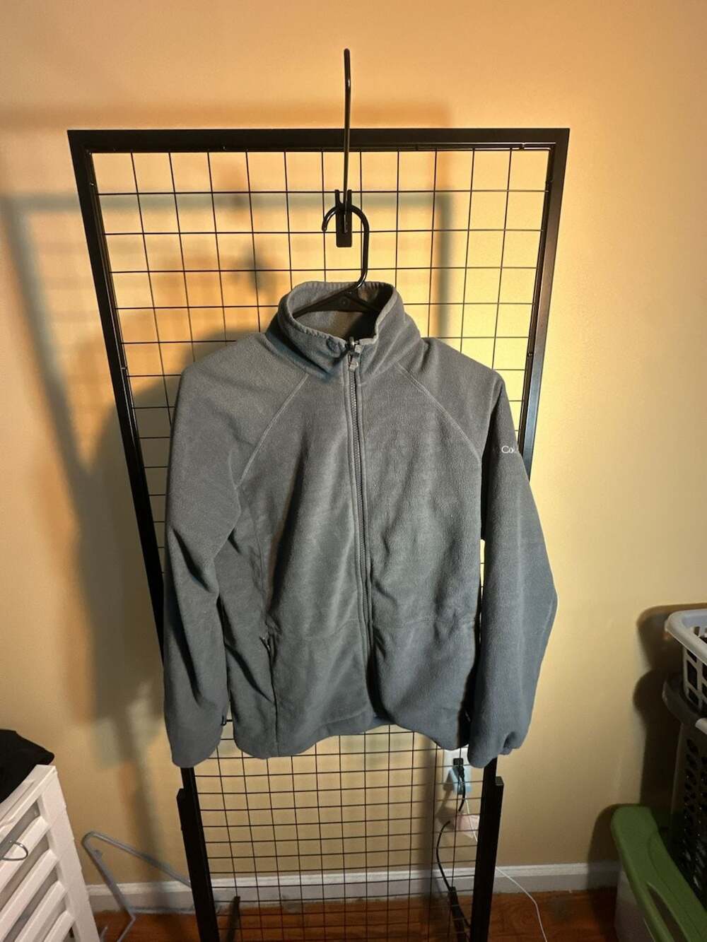 Columbia Bugaboo Interchange Fleece Jacket Size L Gray Full Zip